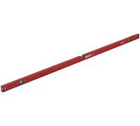 SOLA LSX72 X PRO - Nivel de burbuja de perfil de caja de aluminio con 3 viales ampliados del 60%, 72 pulgadas