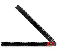 SOLA WMD 500 - Transportador digital - Longitud 500 mm - Ángulo de tope con pantalla LCD para mediciones exactas de ángulo - Ángulo de carpintero digital - Transportador de ángulos con regla para