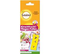 Solabiol 5 trampas para Moscas de la Fruta de Cereza, para feromonas y Cola | Pizarra amarilla con atrayente contra gusanos de cereza y mosca de la fruta de la nuez, sin insecticidas
