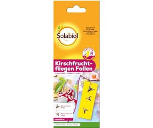Solabiol 5 trampas para Moscas de la Fruta de Cereza, para feromonas y Cola | Pizarra amarilla con atrayente contra gusanos de cereza y mosca de la fruta de la nuez, sin insecticidas