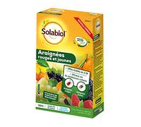 Solabiol antiarañas rojas y amarillas - 100 ml - 25 l de solución - acción rápida - efectos visibles en 3 h - eficaz en varios cultivos - se puede utilizar en agricultura ecológica SOLIARA100