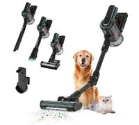 Solac - Aspirador Escoba | Sin Cable | 60 min Autonomía | 650W | 210AW Poder de Succión | Depósito Desmontable 1500ml | 4 Velocidades | Ideal para Mascotas | 3 Accesorios