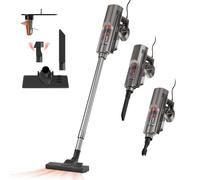 Solac - Aspirador Escoba Turbobat 600 | Potencia 12Kpa | Endless Powertech | Triple Sistema de filtrado ciclónico | Metal Mesh y HEPA | Depósito 800ml | Fácil Manejo | Accesorios Incluidos