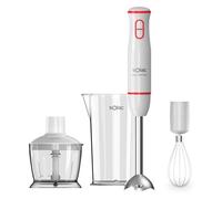 Solac - Batidora de mano Mixo 1000 Chef | 2 Velocidades + Función Turbo | Varilla y Cuchillas de Acero Inoxidable | 1000W de potencia | Apto para lavavajillas | Set completo de Accesorios