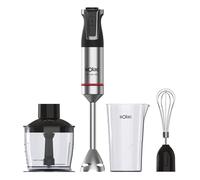 Solac - Batidora Mano Pro Chef 1501 | 1500W| 4 Cuchillas Inox | Varilla Inox | Turbo | Pica Hielo | Ergonómica | Antisalpicaduras | Desmontable | Incluye Accesorios