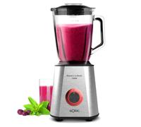 Solac BV5728 Beauty and the Beast 1500 - Batidora de vaso, 1500W, cuchillas 6 filos de acero inoxidable, 2 velocidades + Turbo, pica hielo, jarra cristal graduada 1.5L, boca llenado, sistema seguridad