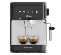 Solac Cafetera Espresso Taste Classic D20 Digital 20 Bares | 850W | Sistema SUPER CREAM | Depósito 1,8L | Vaporizador Acero Inoxidable | Control Táctil | Apagado Automático