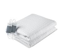Solac - Calientacamas Norway + 150x140cm | 60W | Tecnología Sensfort | Sistema de protección | 3 Temperaturas | Auto Apagado | Extra Suave | con Mando electrónico | Lavable a máquina hasta 30ºC