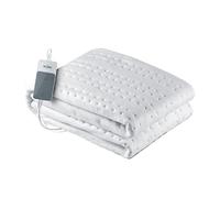 Solac - Calientacamas Norway 150x80cm | 60W | Tecnología Sensfort | Sistema de protección | 3 Temperaturas | Auto Apagado | Extra Suave | con Mando electrónico | Lavable a máquina hasta 30ºC