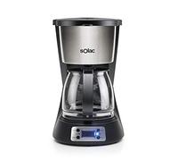 Solac CF4031 Stillo Digital Cafetera Goteo, 1000 W, 14 Cups, Acero Inoxidable, 1.5L