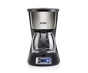 Solac CF4031 Stillo Digital Cafetera Goteo, 1000 W, 14 Cups, Acero Inoxidable, 1.5L