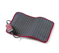 Solac CT8632 Berlin Plus - Almohadilla eléctrica de 100W, 48x34cm. 3 temperaturas. Flexible y transpirable. Lavable a mano o a máquina. Autoapagado 90 min. Gris