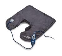 Solac Ct8690 - Almohadilla Terapéutica Helsinki Cervicales Y Hombros, 100 W, 6 Niveles De Temperatura, Tecnología Sensort, Autoapagado, Conector Extraíble, color Azul Oscuro