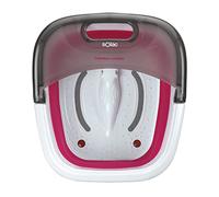 Solac - Hidromasajeador de pies Therma Hydro | 6 litros | 3 Funciones | Masaje con burbujas, vibraciones e infrarrojos | Calentamiento del agua | Uso con aceites | Masajeador 350W | Plegable