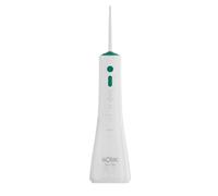 Solac - Irrigador dental Aqua Pulse | Depósito 320ml | 120 pulsos/min | 3 niveles presión | Batería recargable | Cabezal 360º | 2 boquillas | Auto Off