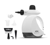 Solac - Limpiador a Vapor de Mano Steam Jet 1200W| Vaporeta 3 Bar |30g/min| 175ml con deposito gel hidroalcohólico |Multiusos Tapicería de Coche, Hogar, Cocinas, Alfombras, Cristales, Sofá