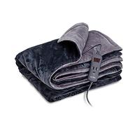 Solac CT8607 Reikiavik Single - Manta eléctrica Individual, 150W, 10 temperaturas, Manta de Franela, Conector extraíble, Lavable a máquina, Temporizador 9h, protección sobrecalentamiento, 120x160cm