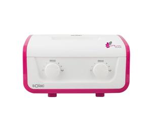 Solac - Máquina de Cera Profesional DC7502 Epil Pro Wax, 325W, Doble Cubeta, Temperatura Regulable Independiente, Todo Tipo Cabello y Cera, Facial y Corporal, Piel Sensible, Depilación Rápida, Blanco