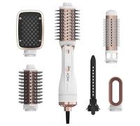 Solac - Moldeador de Pelo Expert Ion Flow, 6 en 1, 1200W, 6 Cabezales, Secador Alisador, Rizador, Cepillo Volumen y Ondas, 3 Velocidades y Temperatura, Antiencrespamiento