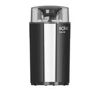 Solac - Molinillo de Café Eléctrico Taste Mill | 200W | Capacidad 70gr | hasta 10 Tazas | Molido en 30 seg | Cuchillas INOX | Tapa Transparente | Supercompacto | BPA Free | Negro y Gris