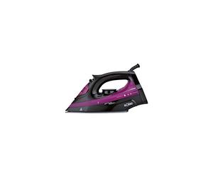Solac New Optima Pro PV2114 - Plancha de Vapor (2600 W, Suela de cerámica), Color Negro y Rosa
