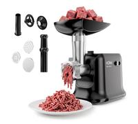 Solac - Picadora de carne eléctrica Mixo Grind | 400W | Picar, Trocear y Cortar | 3 Discos Inox (3, 5 y 7mm) | Accesorio Embutidos y Kubbe | Función Reverse | Fácil Limpieza