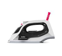 Solac - Plancha de Vapor Optima Start 2400W | Suela cerámica | Golpe de Vapor 120 g/min | Vapor Continuo 30 g/min | Plancha Vertical | Sistema antical y Anti Goteo