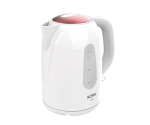 Solac - S95800900 tetera eléctrica 1,7 L 2200 W Rojo, Blanco