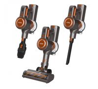 Solac - Turbobat Expert Pro Aspiradora escoba 2 en 1 Batería Secar Ciclónico, HEPA Sin bolsa 1 L 150 W Gris, Naranja