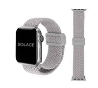 Solace Bands Imperium Adapt - Correa ancha ajustable de nailon trenzado, compatible con todos los relojes Apple, correas Solace para Apple Watch para mujeres y hombres, correa de reloj inteligente