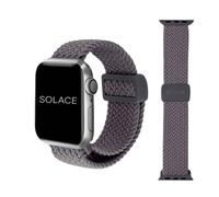 Solace Bands Imperium Adapt - Correa ancha ajustable de nailon trenzado, compatible con todos los relojes Apple, correas Solace para Apple Watch para mujeres y hombres, correa de reloj inteligente
