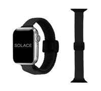Solace Bands Slim Imperium Adapt - Correa ajustable de nailon trenzado para reloj, compatible con todos los relojes Apple, correas Solace para Apple Watch para mujeres y hombres, correa de reloj