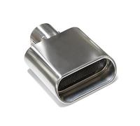 Solado Escape Coche 1 Pieza Para Todo El De Escape Del Automóvil, Punta De Silenciador Tubo Escape Automático, Punta Escape Universal De Acero Inoxidable 304.