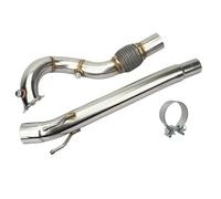 Solado Escape Coche Tubo De Escape De 2,5 Pulgadas Para Jetta EA211 1.4T, Tubo De Escape Para VW Para Golf MK7 MQB, Tubo De Escape Para Coche Sin Catalizador, 304SS