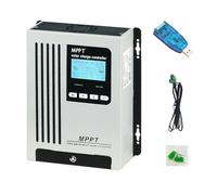 SOLAFANS Cargador MPPT, 96 V, 65 A, 48 V, 60 V, 72 V, controlador de energía solar, regulador de energía solar, CC 180 V, para sistema solar de apagado y encendido, batería de litio AGM Flooded