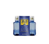 Solán de Cabras, Pack 6 Botellas x 33cl, Agua Mineral Natural Sin Gas, Baja en Sodio
