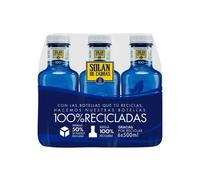 Solán de Cabras, Pack 6 Botellas x 50cl, Agua Mineral Natural Sin Gas, Baja en Sodio