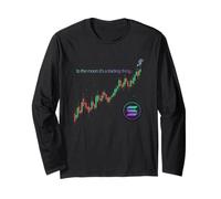 Solana Crypto Bullrun Sol Millonario Rico en Tokens Manga Larga