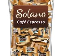 Solano Caramelo Cremoso Sabor Café y sin azúcar, Chuches Halloween, Golosinas Halloween (1kg)