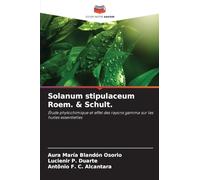 Solanum stipulaceum Roem. & Schult.: Étude phytochimique et effet des rayons gamma sur les huiles essentielles
