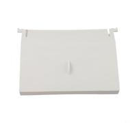 Solapa de repuesto para puerta de vertedero de piscina para piezas de piscina sobre el suelo, accesorio limpiador de piscina, tapa blanca con perfil biselado, trampa de desechos de piscina eficiente