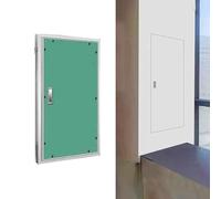 Solapa grande de inspección de cartón yeso pintable con asa, puerta oculta para acceso sanitario, disponible en tamaños de 450 x 900 mm, 500 x 900 mm, 550 x 900 mm, 600 x 900 mm