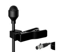 Solapa Lavalier micrófono omnidireccional micrófono de condensador JK® MIC-J 044 Para Shure Transmisor Inalámbrico Mini XLR Ta4F Conector