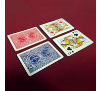 Solapa - Tarjeta de cambio de cara y espalda, trucos mágicos, tarjeta visual, cambio de color, cambio de cara, magia de primer plano, ilusiones, accesorios de trucos (cambio de cara, parte trasera