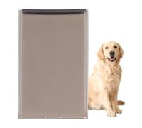 Solapas de repuesto para puerta de perro, puerta de casa de perro o perrera, productos y suministros para mascotas, tira de plástico TPU segura para puerta de perro o gato (L)