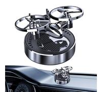 Solar Air Freshener Car - Rotating Airplane Perfume Difusor para Vehicle | de Fragancia Solar Powered Car Fragrance System, Decorative Rotating Airplane Çar Interior Accesorios