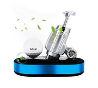 Solar Air Freshener Diffuser Auto Decoration Tool Center Console Diffuser Solar Car Air Freshener Safe and Stable Auto Decoration Tool for RV, Small Car, Sedan, Truck, SUV, Silver Black Blue and Gold