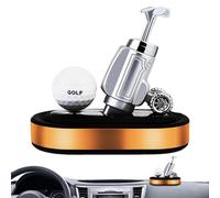 Solar Air Freshener Diffuser Auto Decoration Tool Center Console Diffuser Solar Car Air Freshener Safe and Stable Auto Decoration Tool for RV, Small Car, Sedan, Truck, SUV, Silver Black Blue and Gold