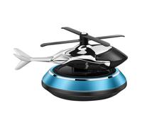 Solar Airplane Aromatherapy - Solar Powered Rotating Helicopter Car Perfume