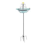 Solar Aqua Fountain - Bird Bath Water Circulator, 31.50 Inches Sun Powered Pump with Floating Spray Design, Garden Wildlife, Eco Water Decor, Outdoor Attraction Enhancer for Supporting Birds Hydrating